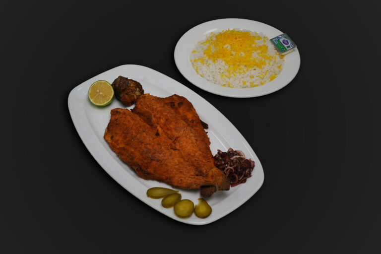 چلو ماهی سرخ‌ شده