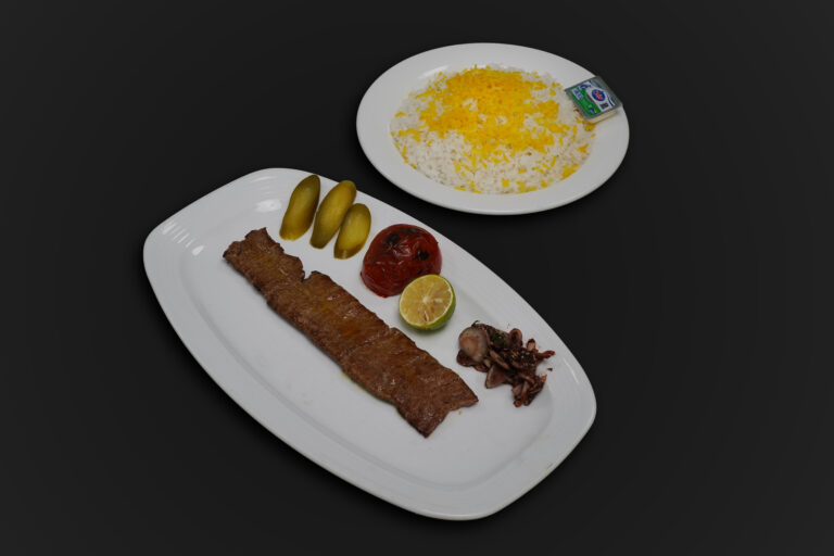 چلوکباب برگ مخصوص گوسفندی