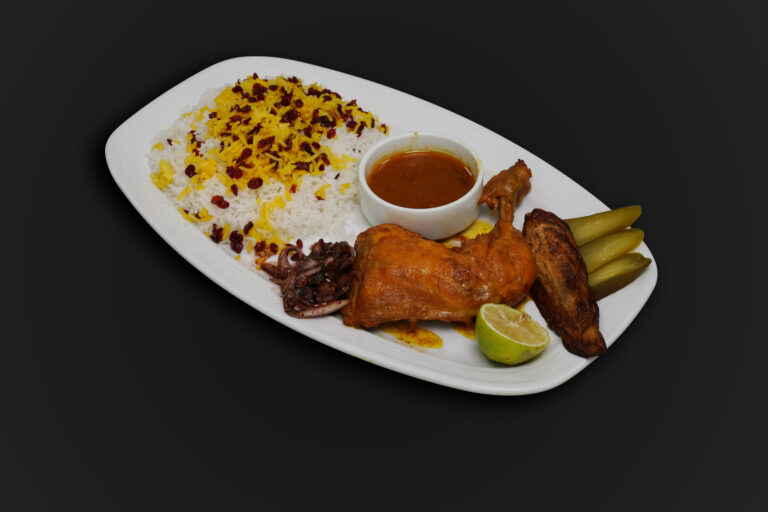 زرشک پلو با مرغ